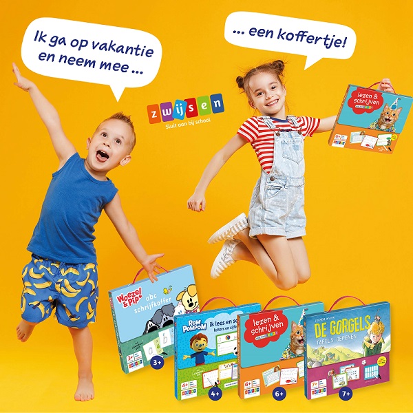 Met een vrolijk koffertje de zomervakantie in!