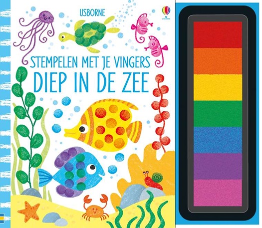 Stempelen met je vingers Diep in de zee - Afbeelding 1