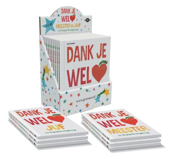 Display Dank je wel, juf/meester - Rupsje Nooitgenoeg - Afbeelding 1