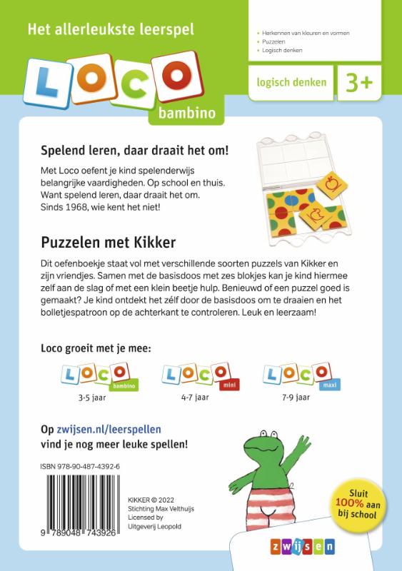 Kikker ik leer puzzelen - 3-5 jaar - Afbeelding 2