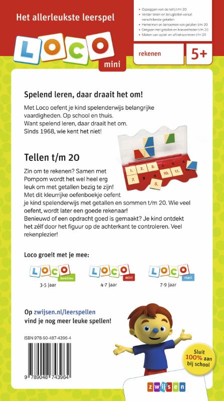 Rompompom ik leer tellen t/m 20 - Afbeelding 2