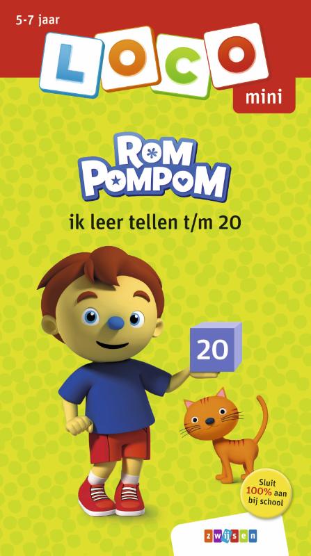 Rompompom ik leer tellen t/m 20 - Afbeelding 1